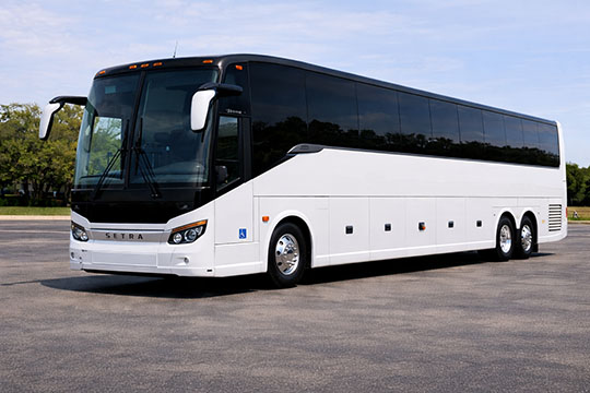 56-passenger charter bus available for charter in Billings, MT